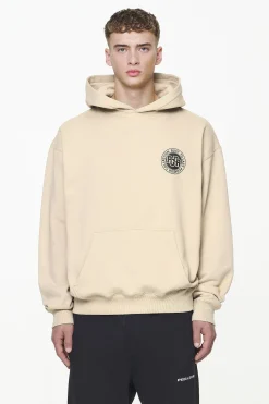 Pegador Hoodies|Orsett Oversized Hoodie Vintage Washed Kingdom Beige