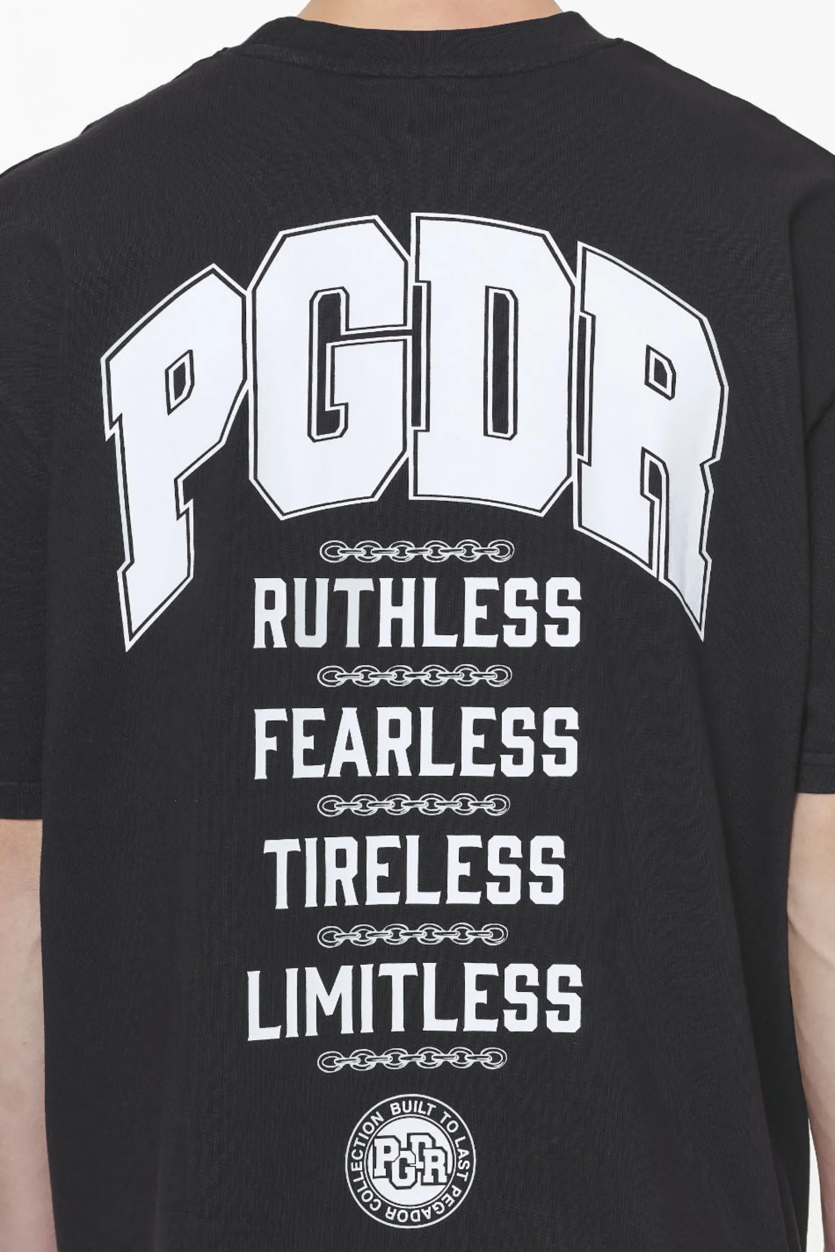 Pegador Tees|Orsett Oversized Tee Vintage Onyx Black