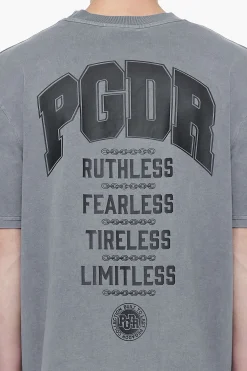 Pegador Tees|Orsett Oversized Tee Vintage Grey