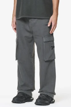 Pegador Cargos|Paden Wide Cargo Pants Volcano Grey