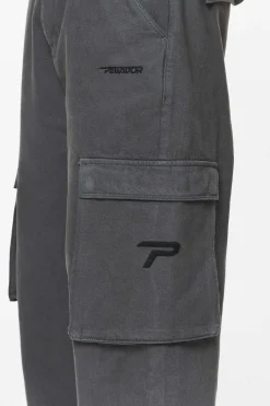 Pegador Cargos|Paden Wide Cargo Pants Volcano Grey