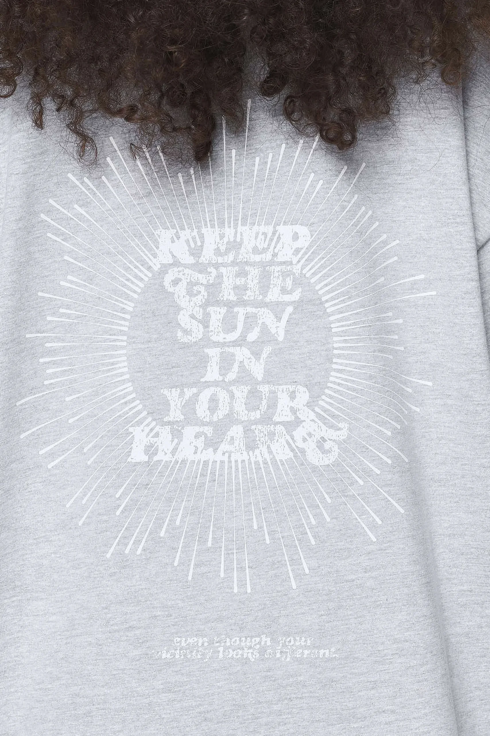 Pegador Tees|Pall Heavy Oversized Tee Grey Melange