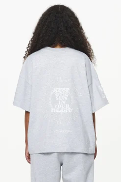 Pegador Tees|Pall Heavy Oversized Tee Grey Melange