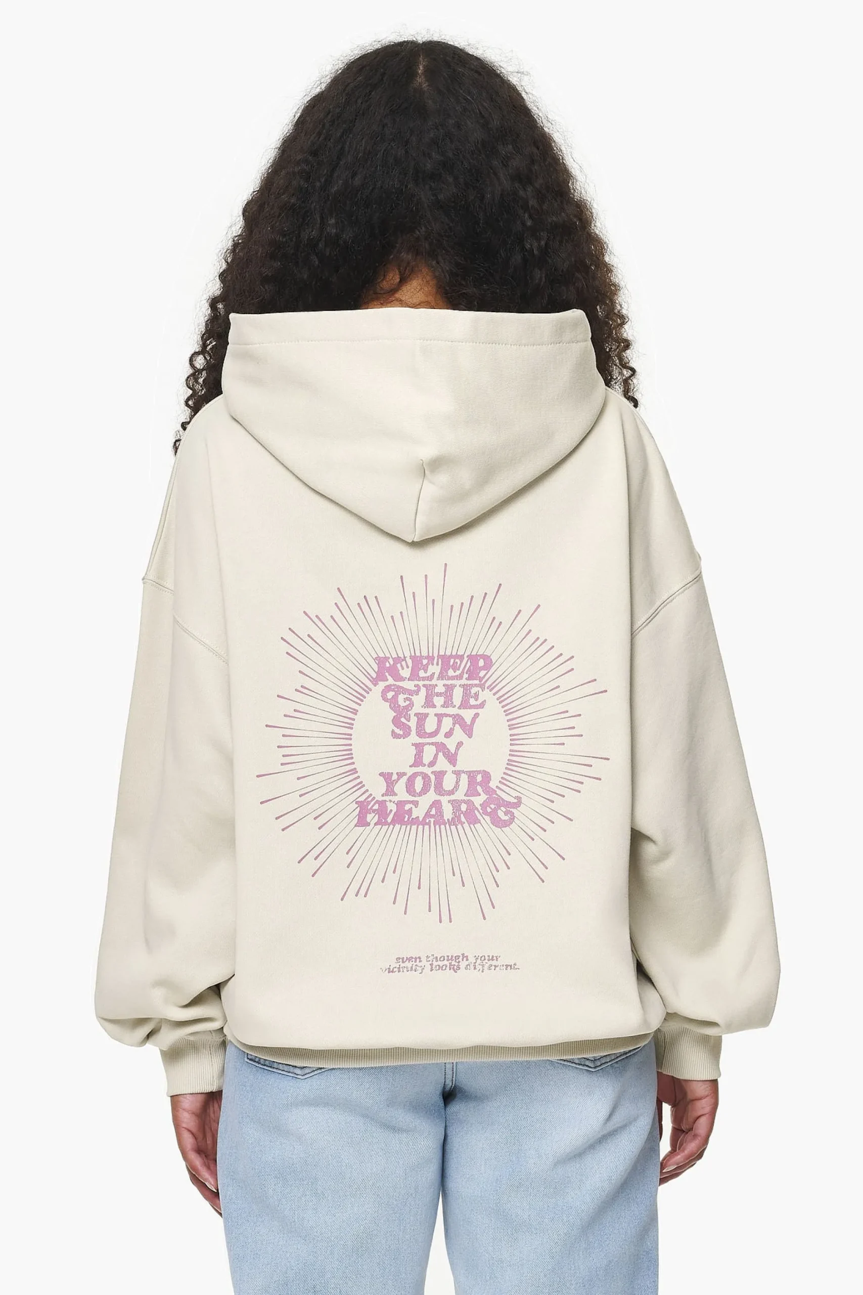 Pegador Hoodies|Pall Oversized Hoodie Vintage Washed Bone White