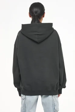 Pegador Hoodies|Palm Oversized Hoodie Vintage Washed Iron Grey
