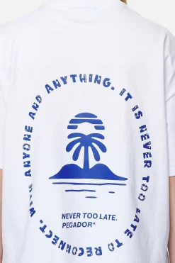Pegador Tees|Palmyra Heavy Oversized Tee White