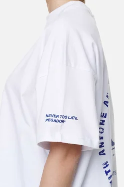 Pegador Tees|Palmyra Heavy Oversized Tee White