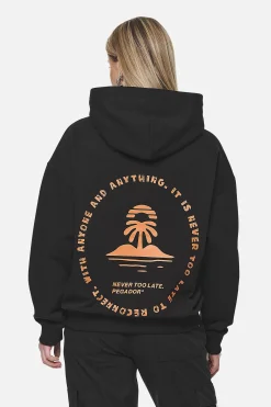 Pegador Hoodies|Palmyra Oversized Hoodie Black
