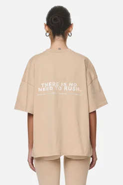 Pegador Tees|Paluma Heavy Oversized Tee  Washed Safari Sand