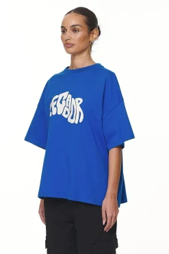 Pegador Tees|Paluma Heavy Oversized Tee  Washed True Blue