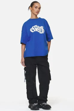 Pegador Tees|Paluma Heavy Oversized Tee  Washed True Blue