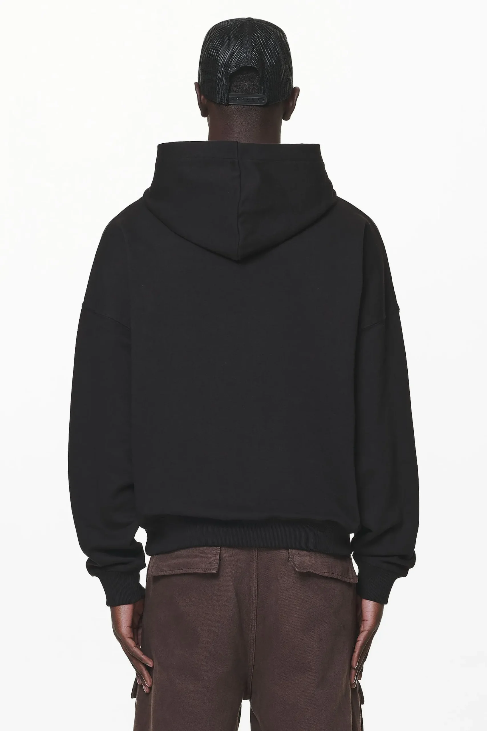 Pegador Hoodies|Pansy Boxy Hoodie Black