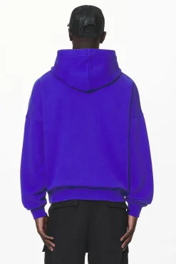 Pegador Hoodies|Pansy Boxy Hoodie Washed Endless Blue