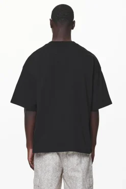 Pegador Tees|Pansy Boxy Tee Black