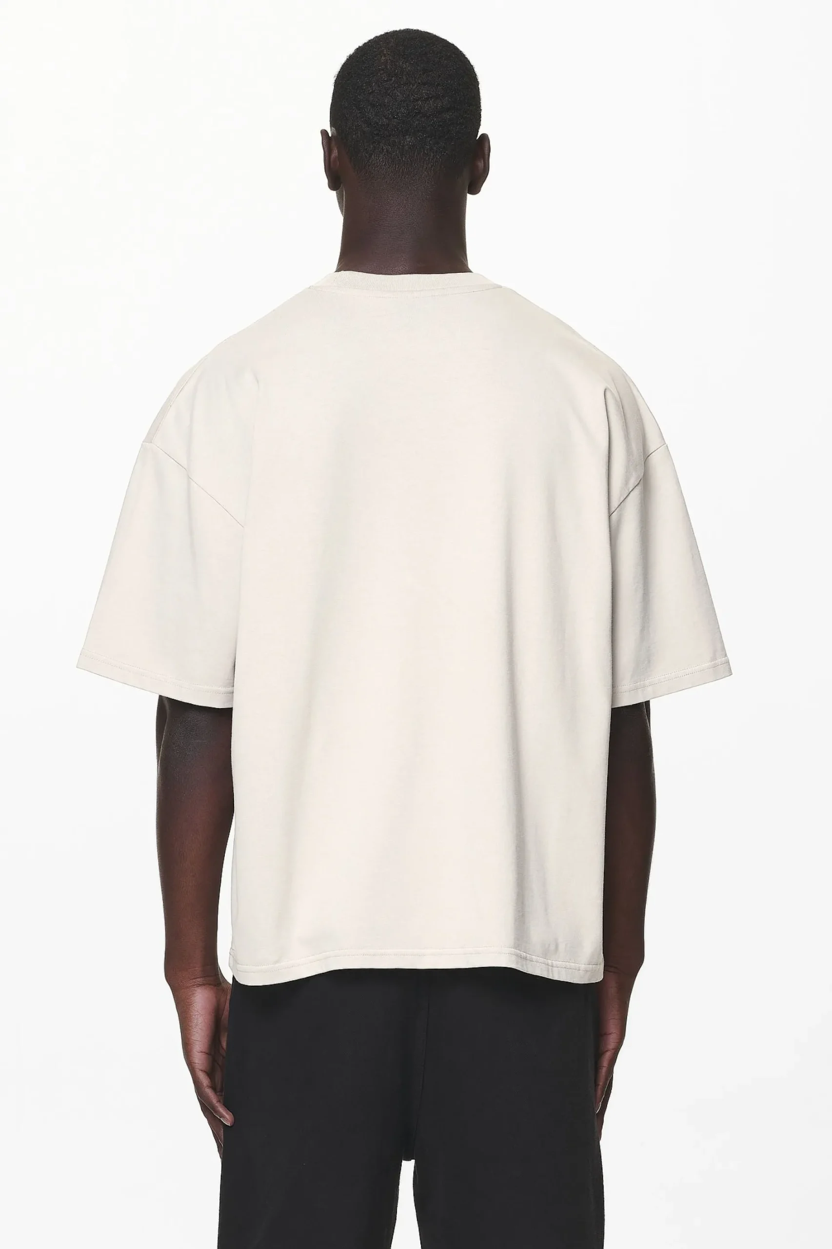 Pegador Tees|Pansy Boxy Tee Washed Dust Cream