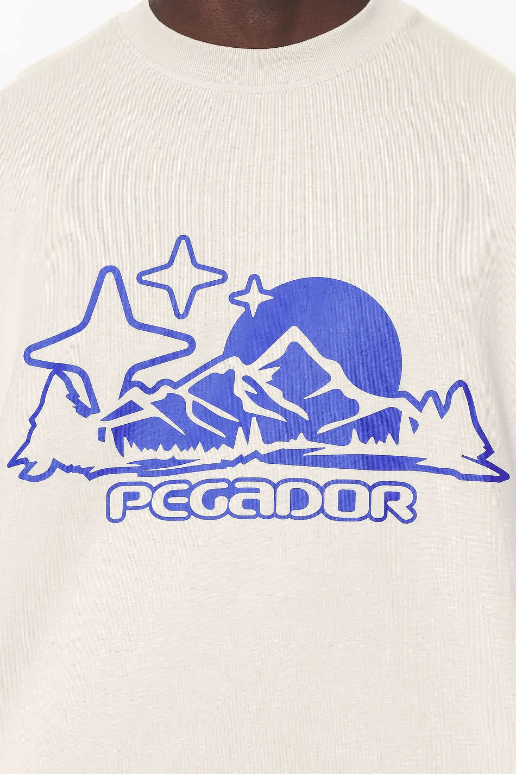 Pegador Tees|Pansy Boxy Tee Washed Dust Cream