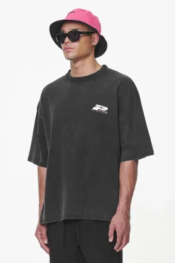 Pegador Tees|Pearce Boxy Tee Vintage Black