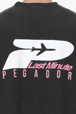 Pegador Tees|Pearce Boxy Tee Vintage Black