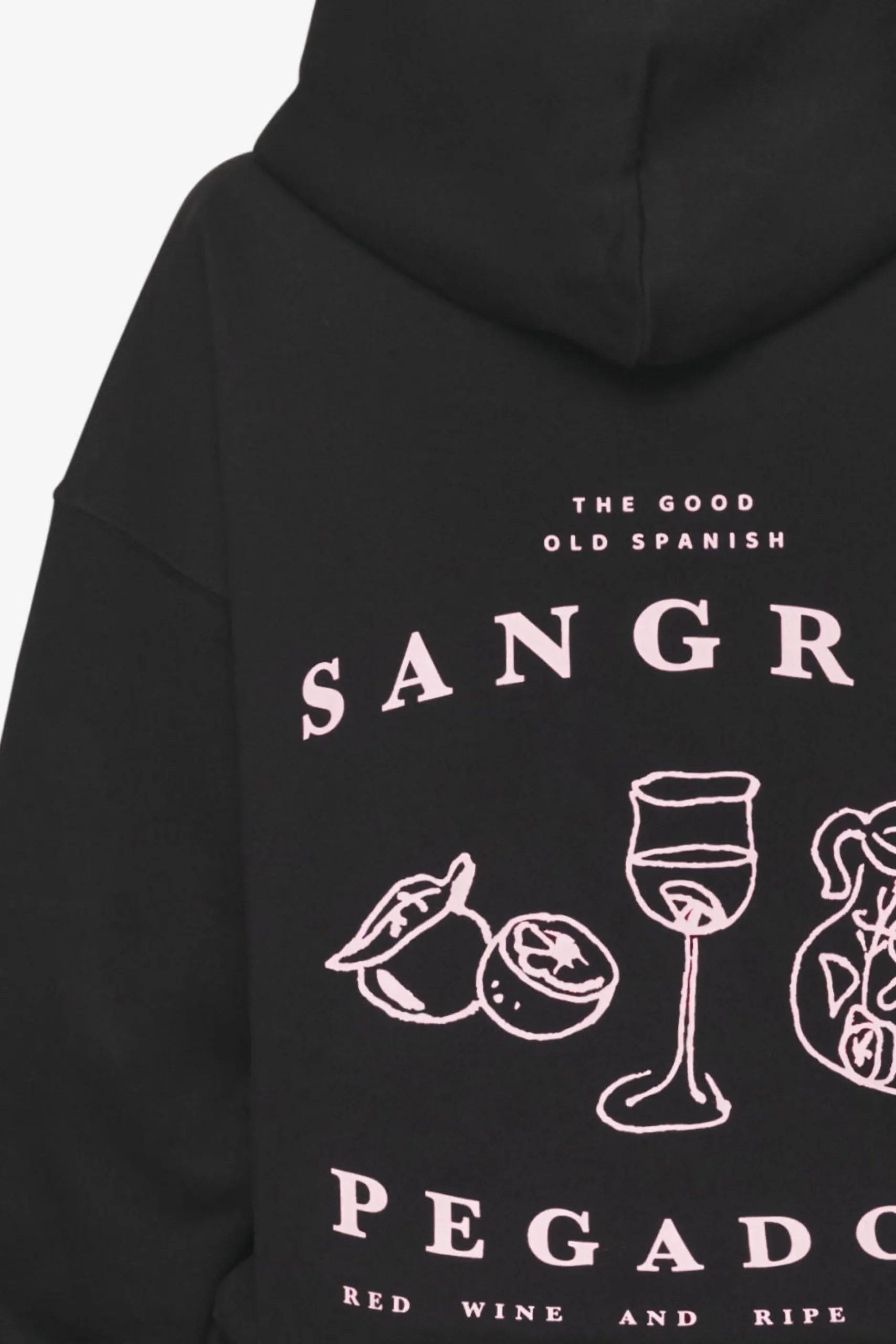 Pegador Hoodies|Pelo Oversized Hoodie Black