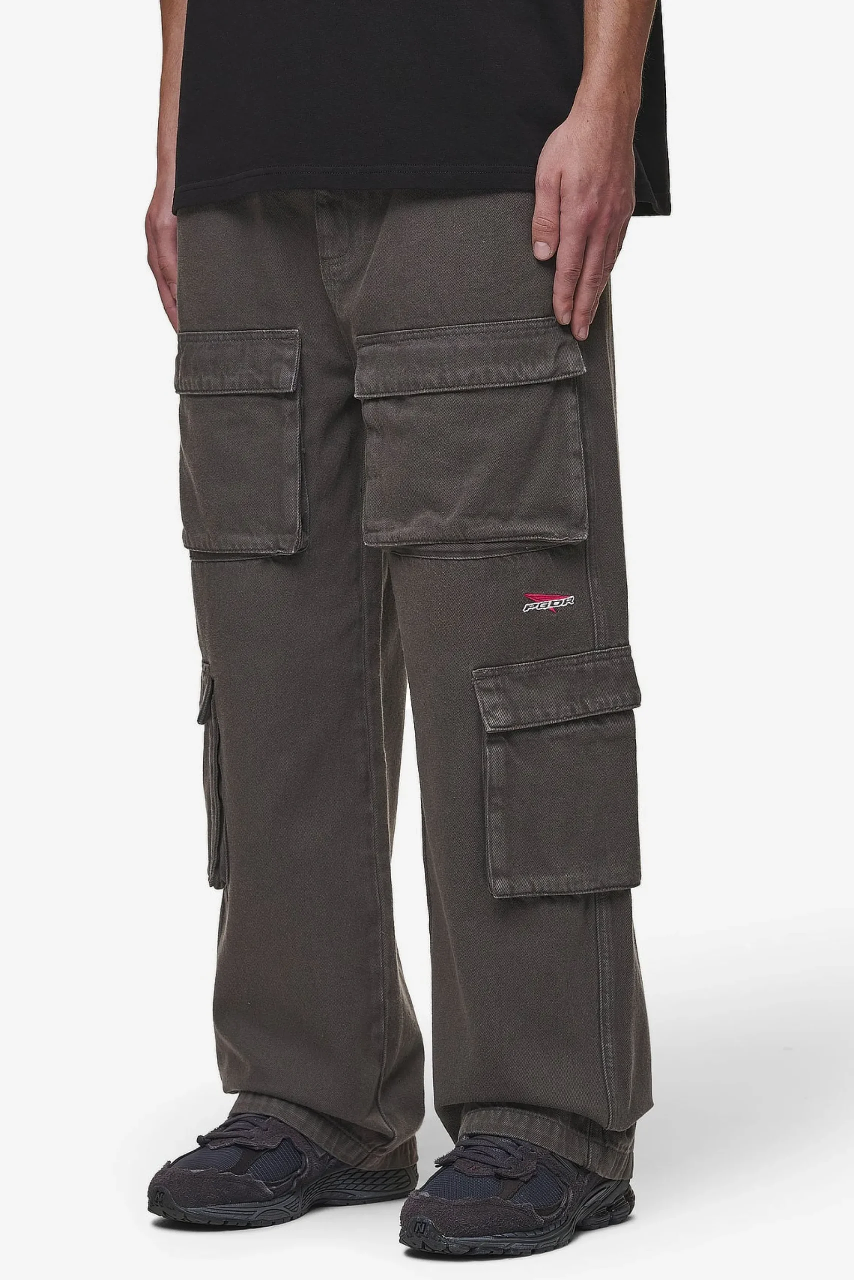Pegador Cargos|Penard Wide Cargo Pants Anthracite