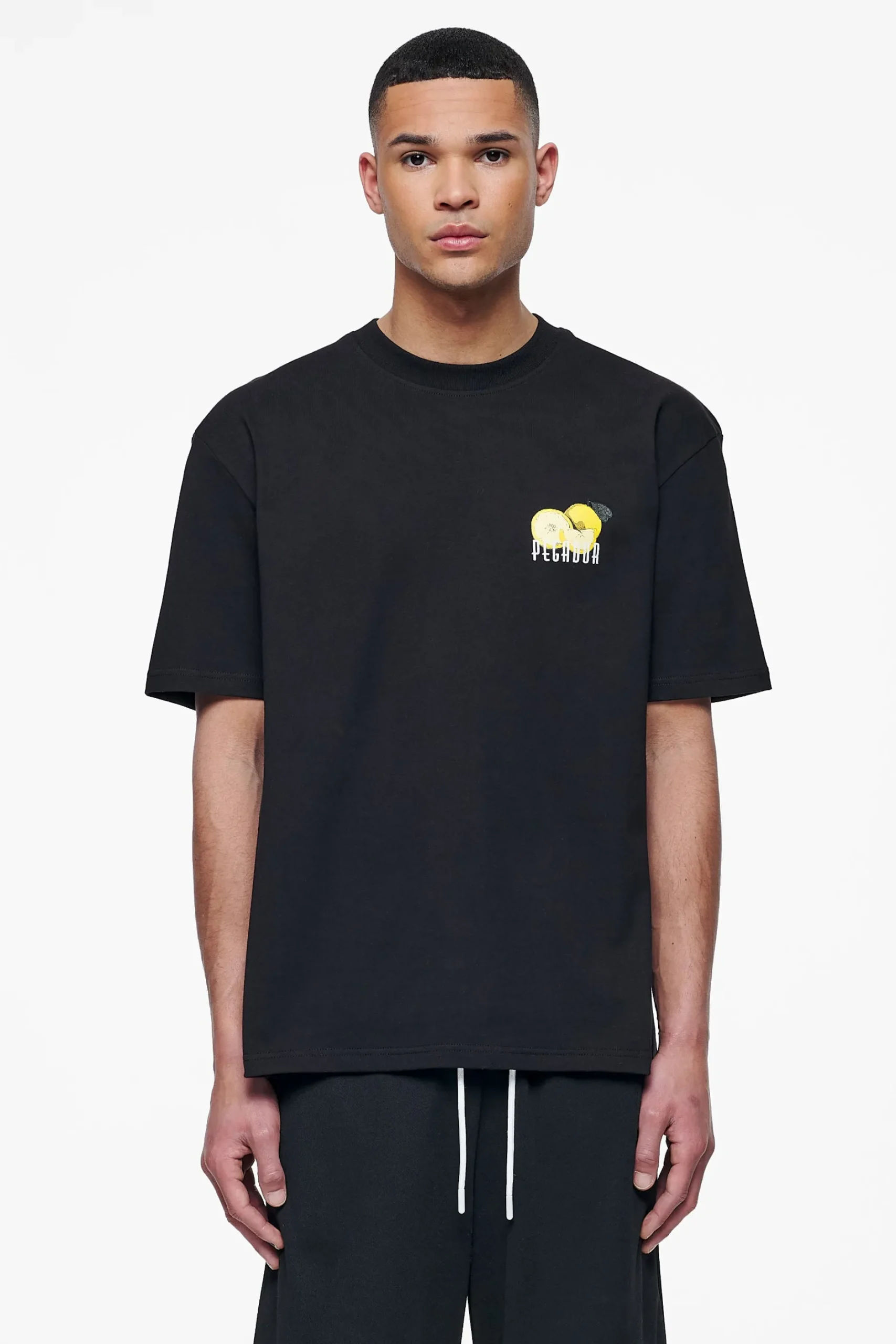 Pegador Tees|Plaxton Oversized Tee Black