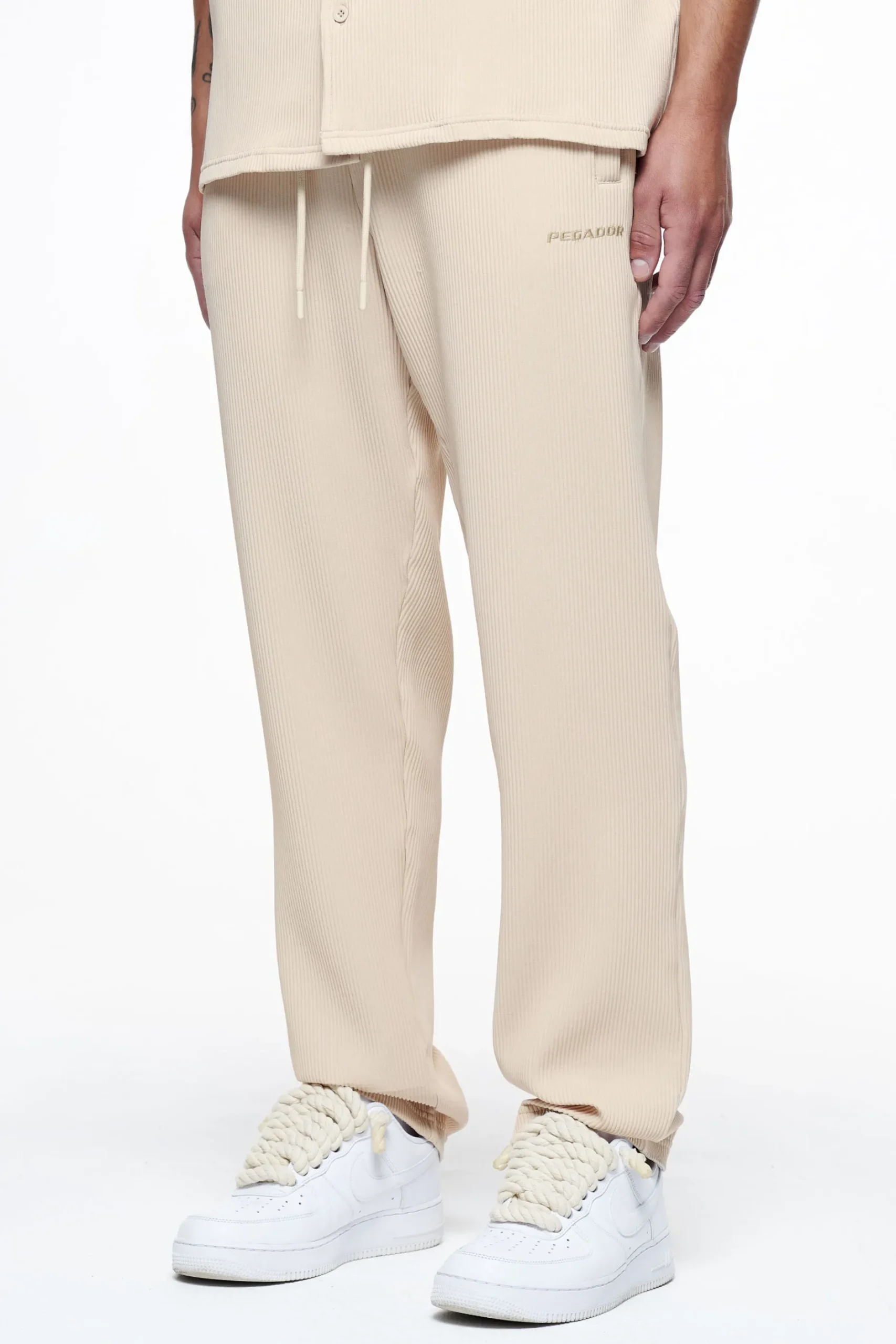 Pegador Pants & Joggers|Primo Plissee Pants Unbleached