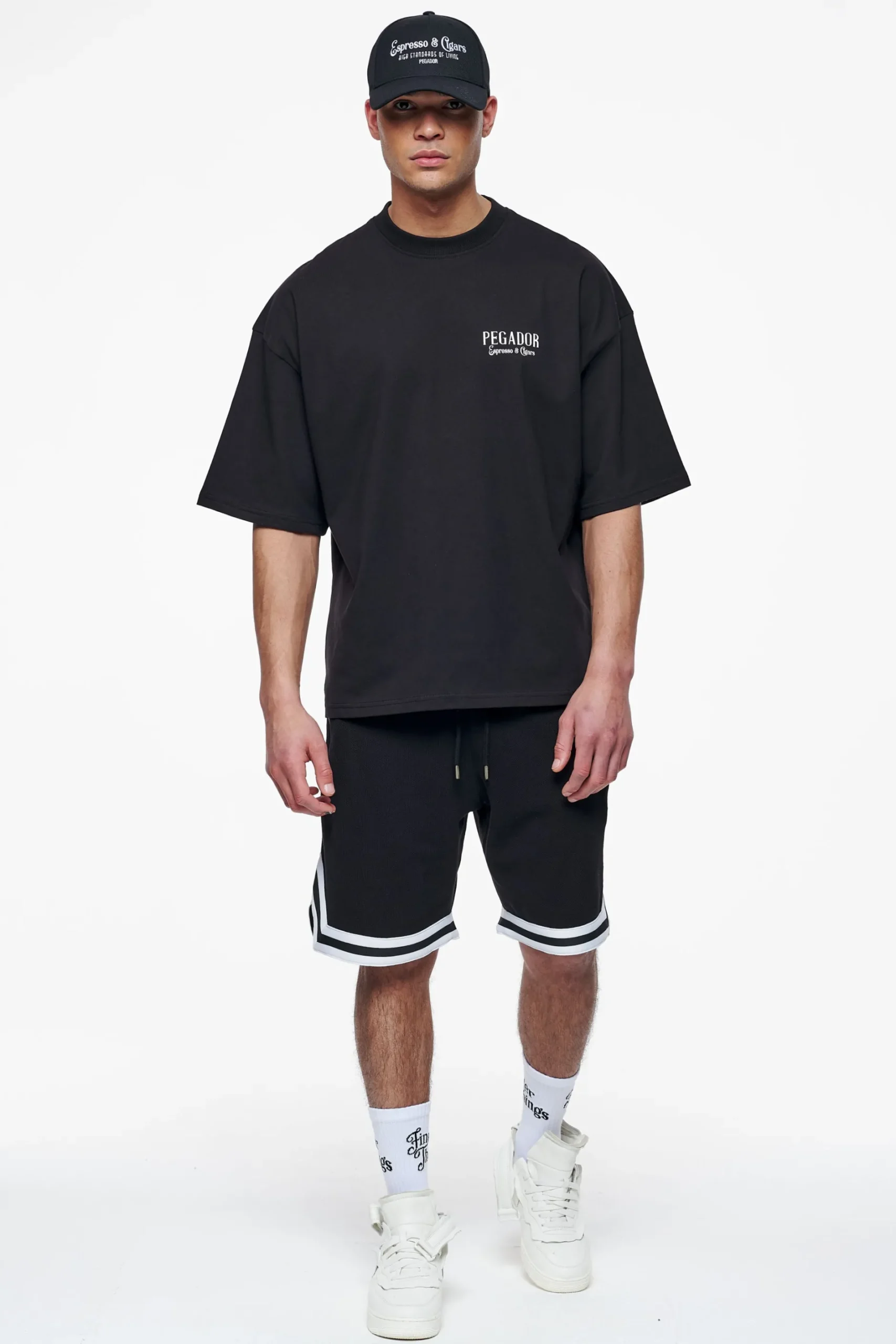 Pegador Tees|Racoon Boxy Tee Black