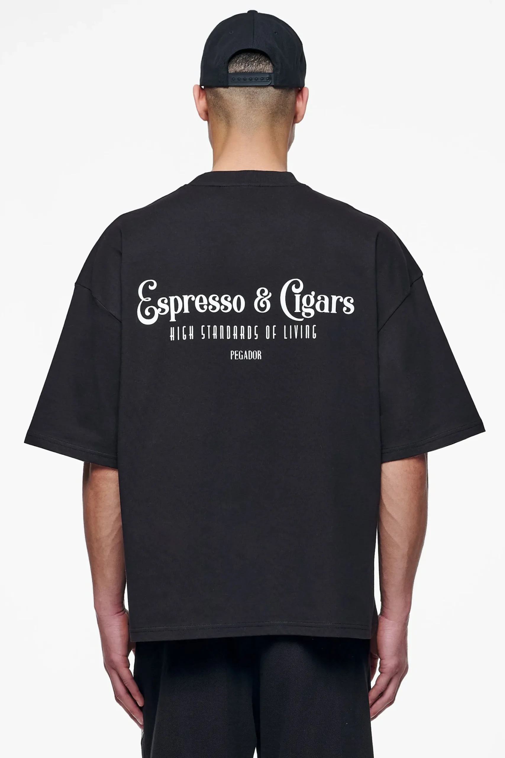 Pegador Tees|Racoon Boxy Tee Black