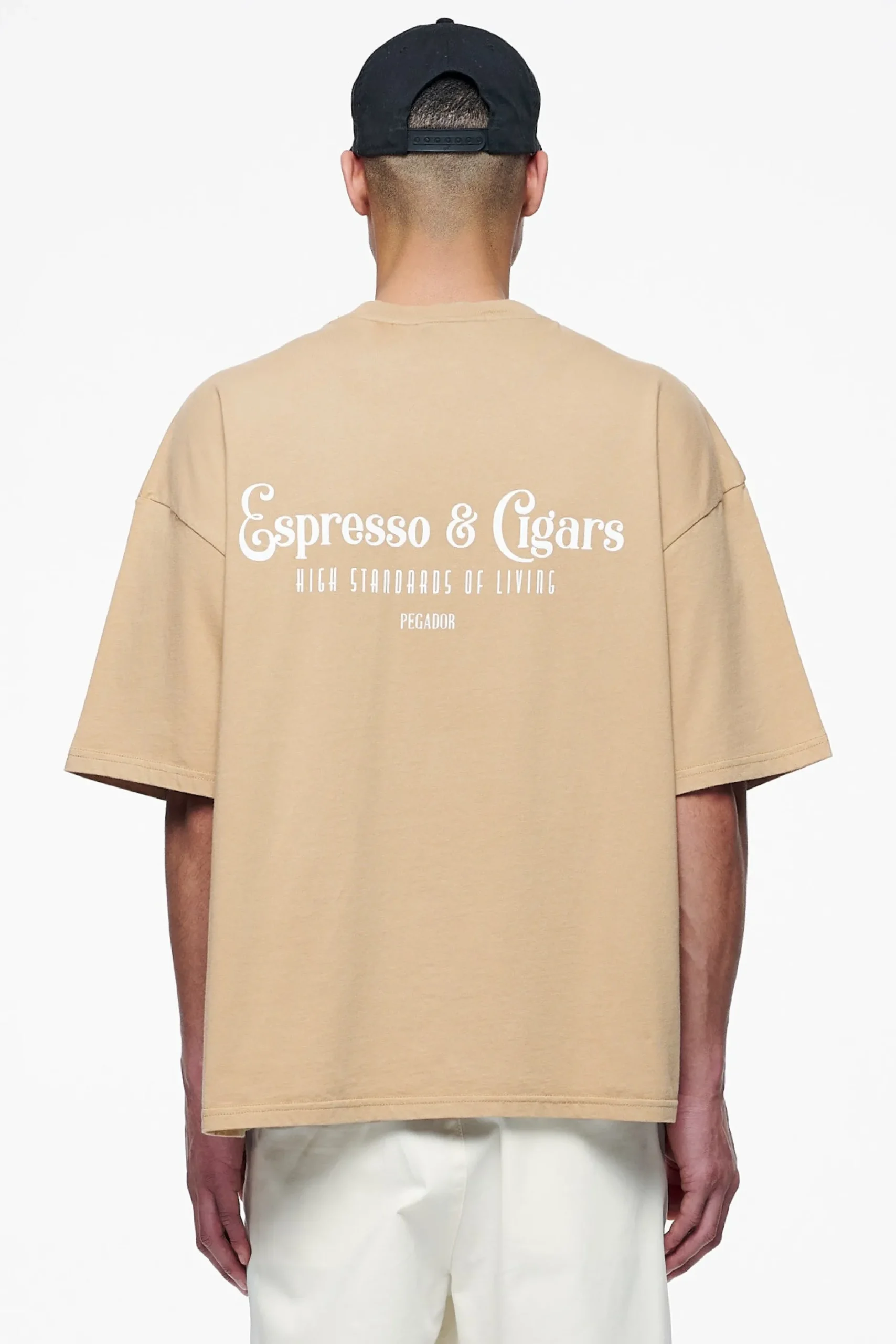 Pegador Tees|Racoon Boxy Tee Vintage Washed Espresso