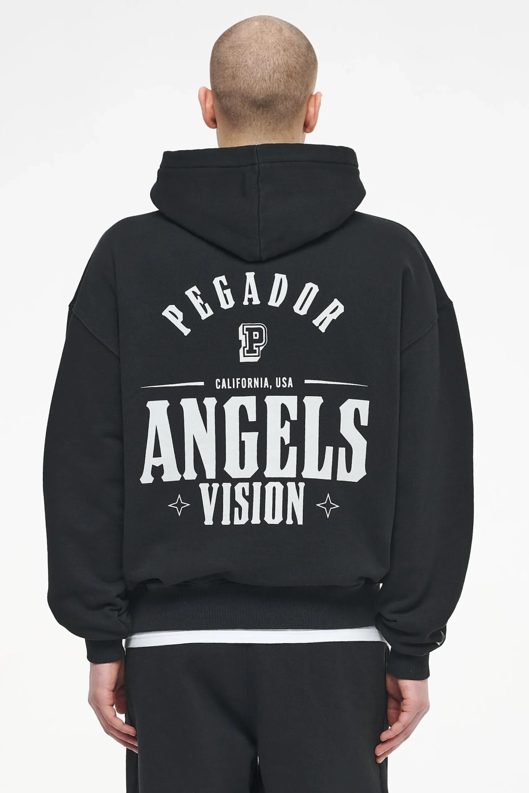 Pegador Hoodies|Salal Oversized Hoodie Vintage Washed Black Ink