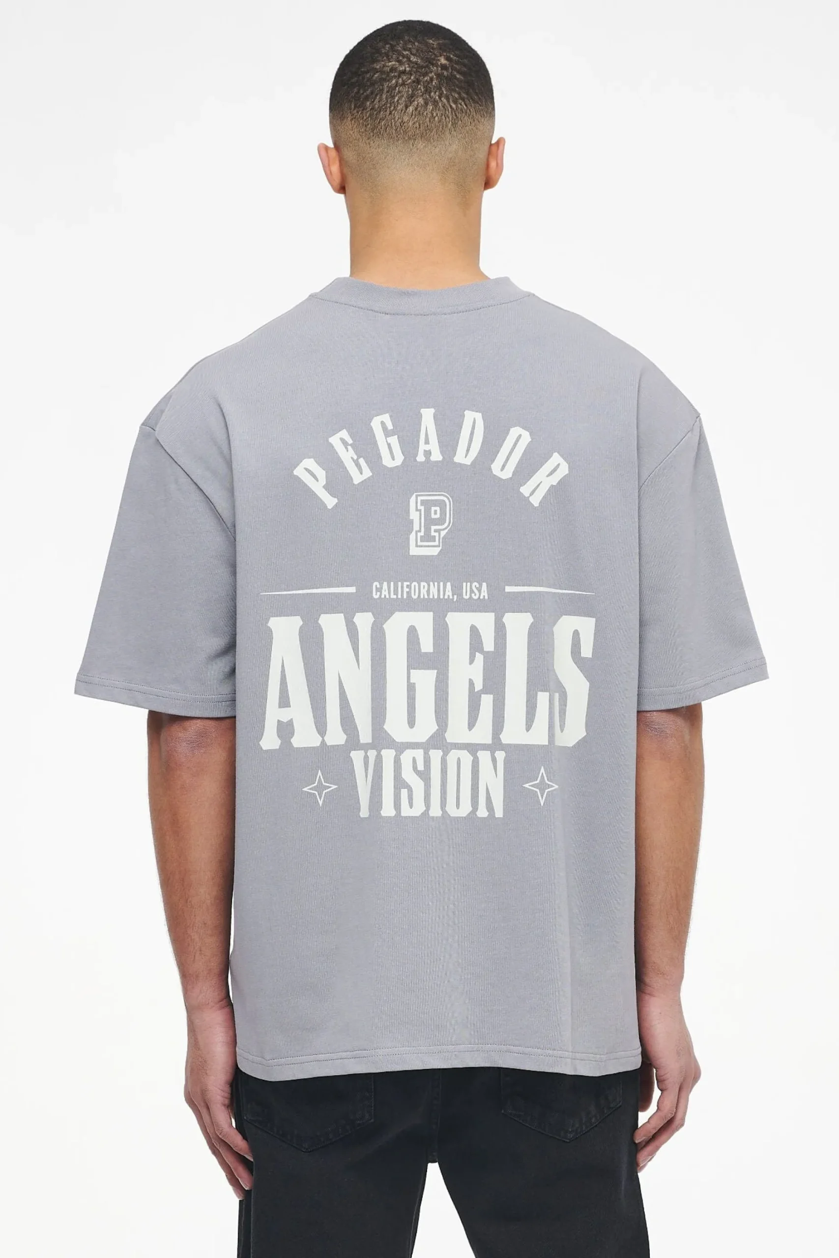 Pegador Tees|Salal Oversized Tee Vintage Washed Dusk Grey