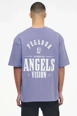 Pegador Tees|Salal Oversized Tee Vintage Washed Magic Violet