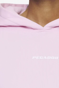 Pegador Hoodies|Salita Oversized Cropped Hoodie White Gum Washed bubblegum