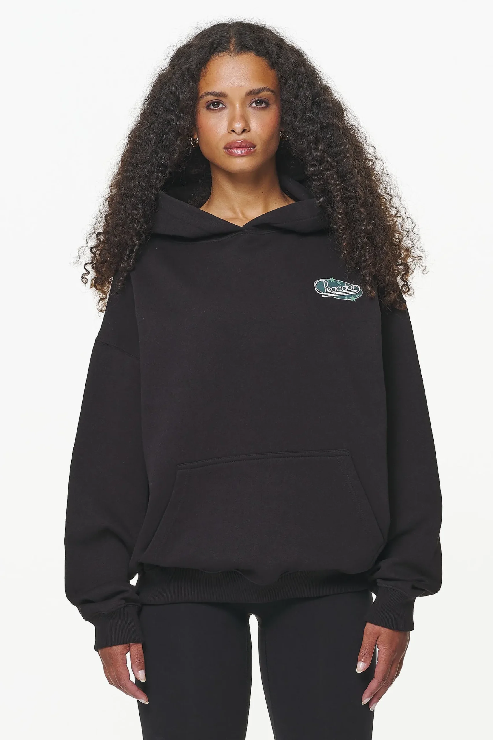 Pegador Hoodies|Savile Oversized Hoodie Black