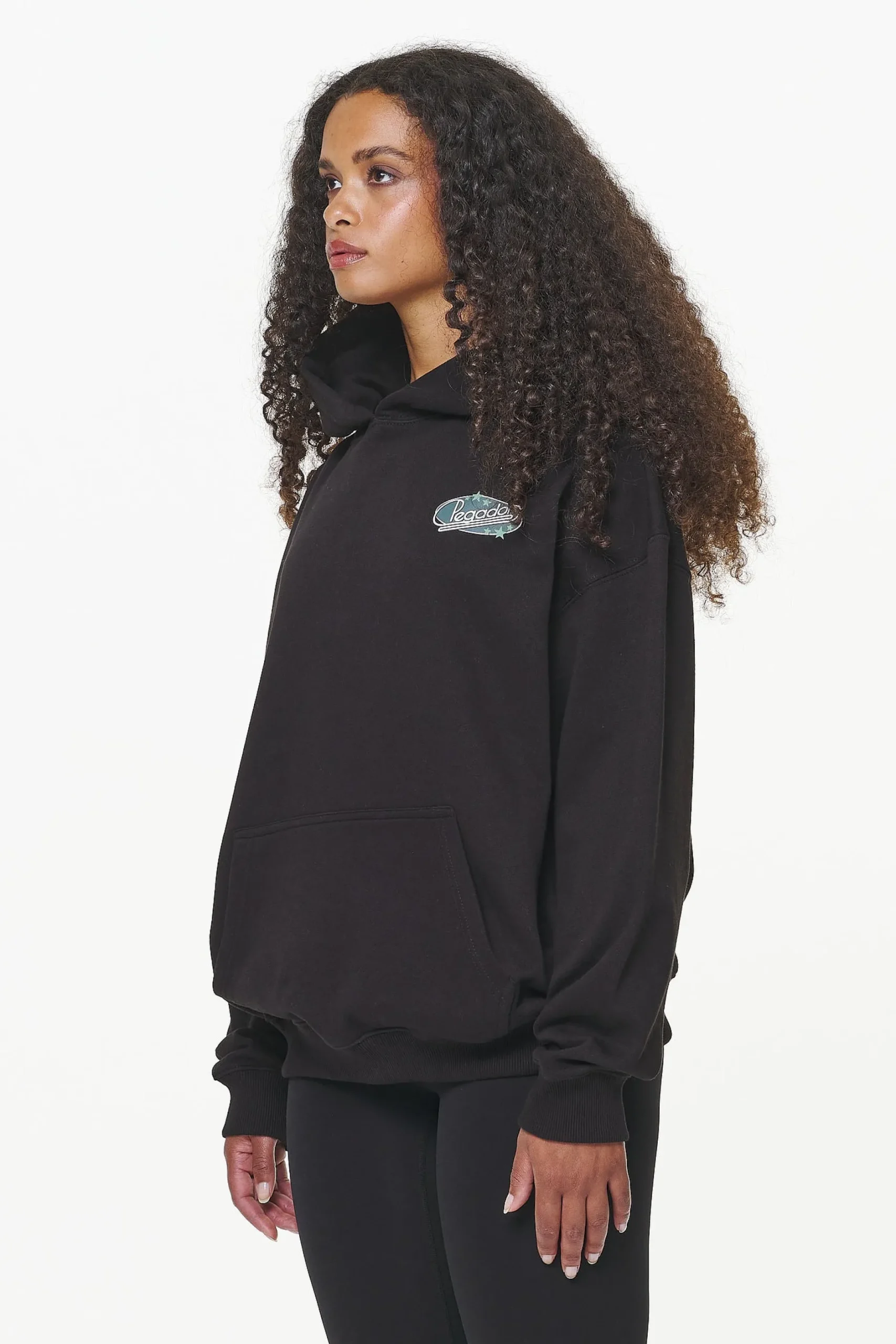 Pegador Hoodies|Savile Oversized Hoodie Black