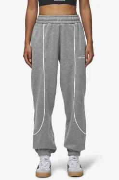 Pegador Pants|Silvi High Waisted Sweat Pants Deep Grey Melange