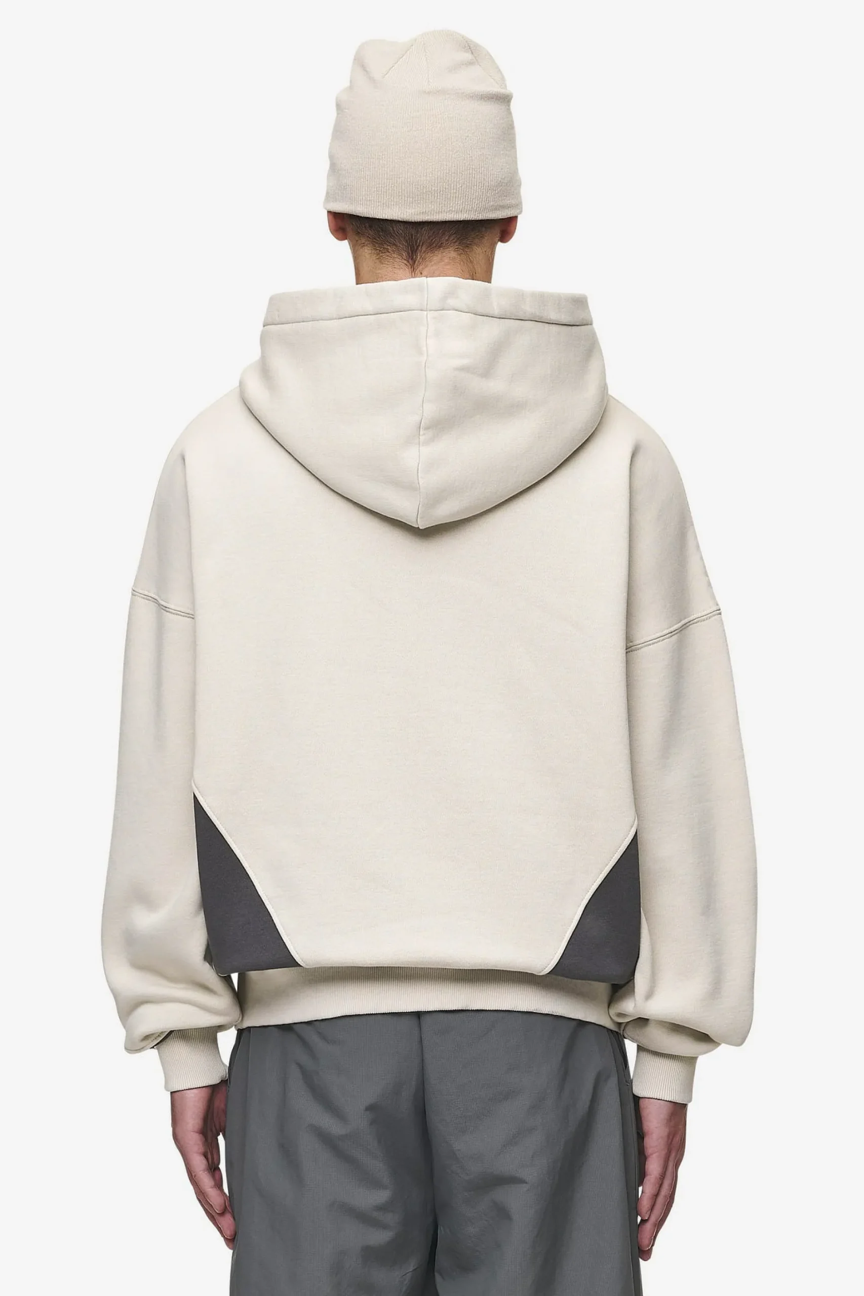 Pegador Hoodies|Slick Boxy Hoodie Washed Light Beige