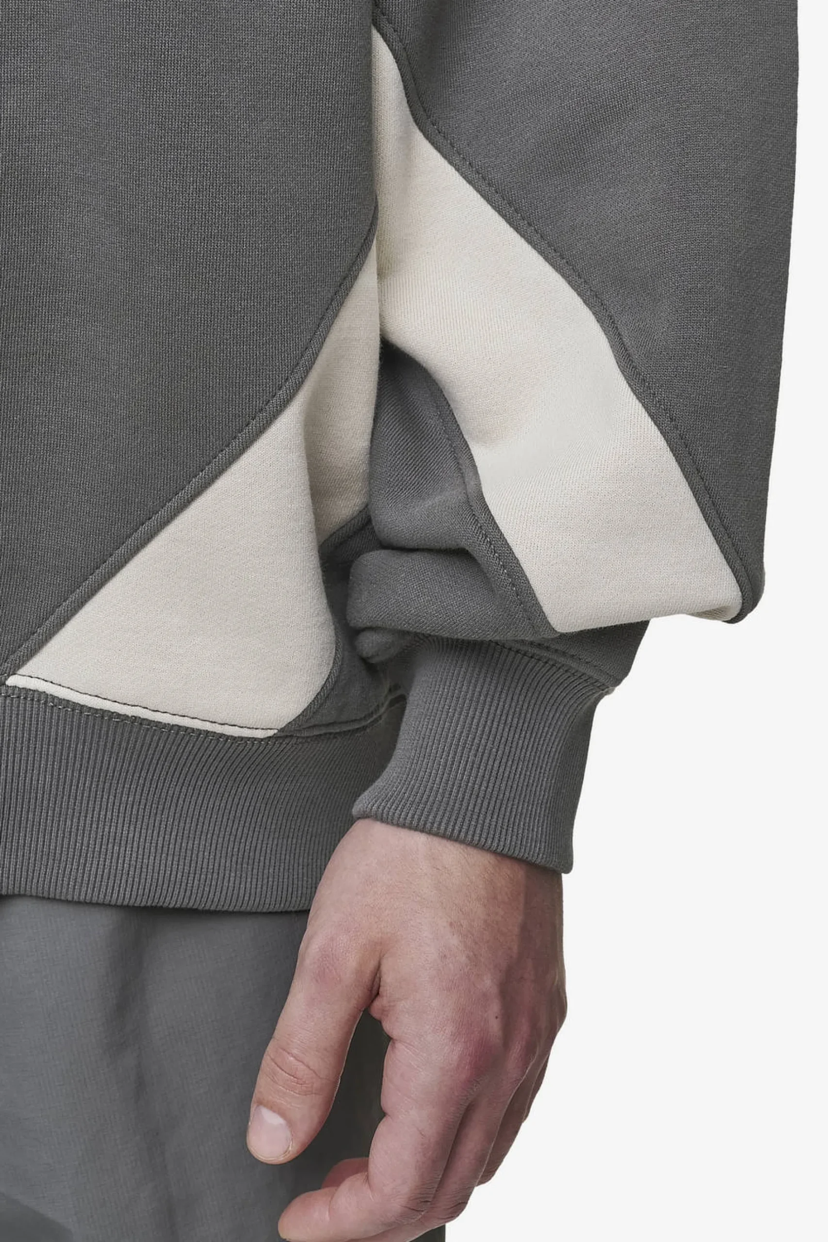 Pegador Sweaters|Slick Boxy Sweater Washed Anthracite