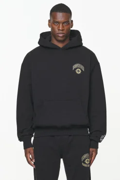 Pegador Hoodies|Smith Oversized Hoodie Vintage Washed Onyx Black
