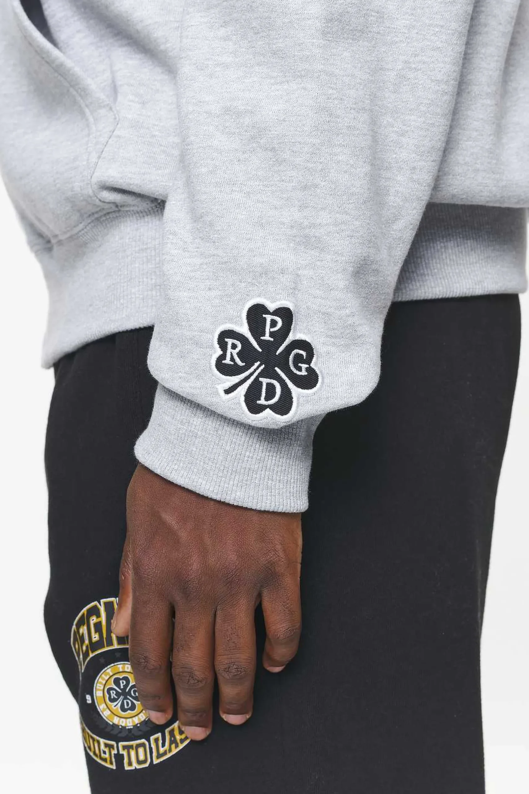 Pegador Hoodies|Zip Hoodies|Smith Oversized Sweat Jacket Grey Melange