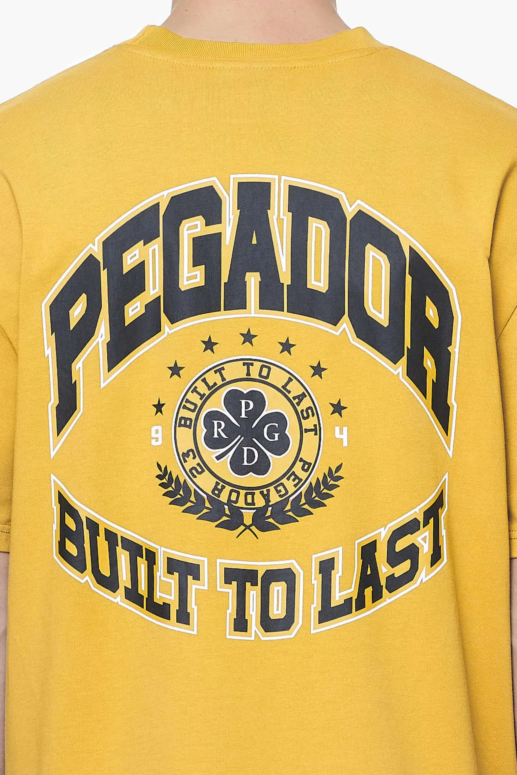 Pegador Tees|Smith Oversized Tee Vintage Washed Mustard