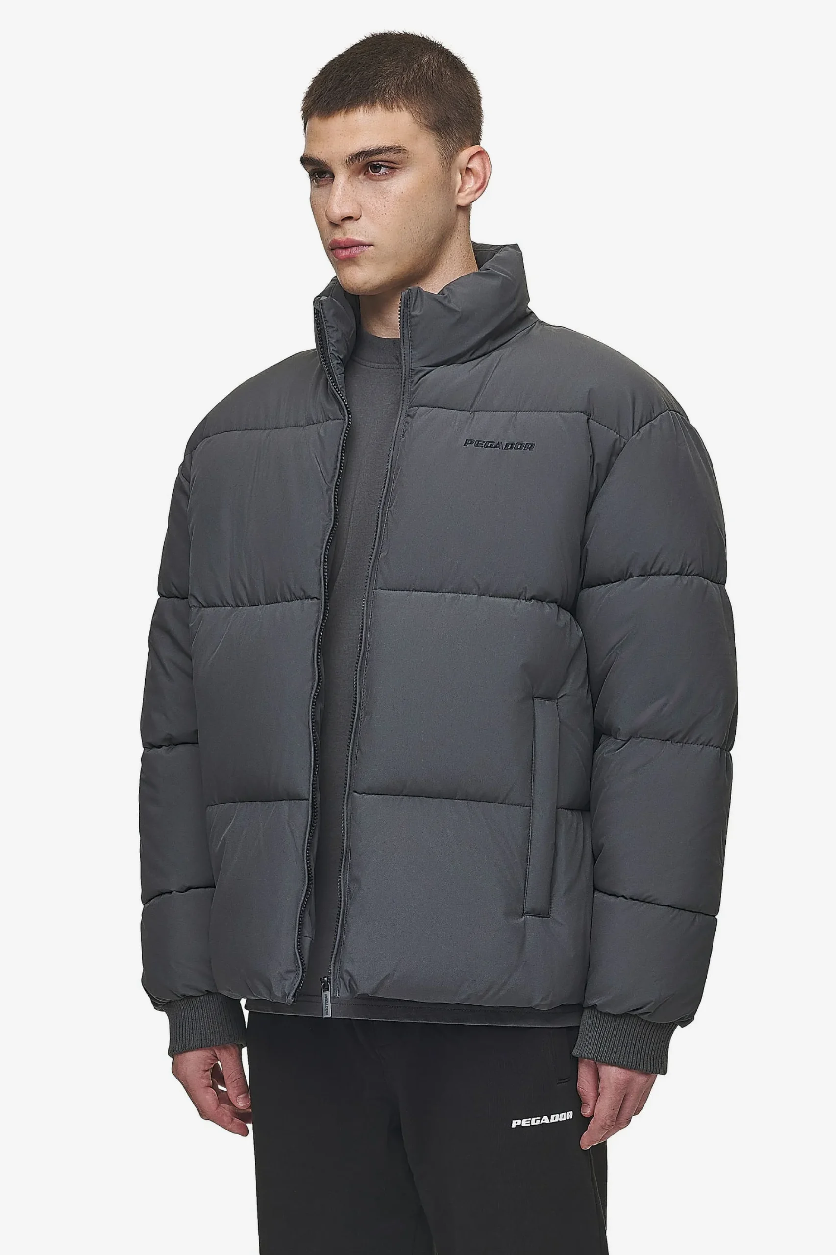 Pegador Jackets|Solin Puffer Jacket Anthracite