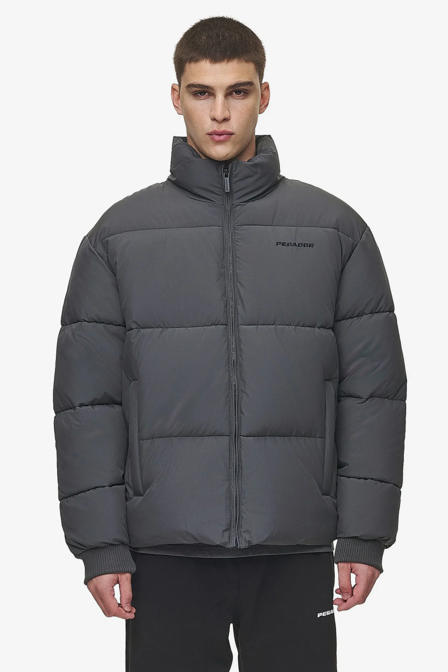 Pegador Jackets|Solin Puffer Jacket Anthracite