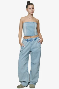 Pegador Jeans|Soria Loose Fit Jeans Washed Pale Blue
