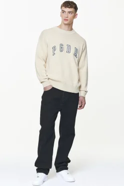 Pegador Sweaters|Knitwear|Spear Knit Sweater Kingdom Beige