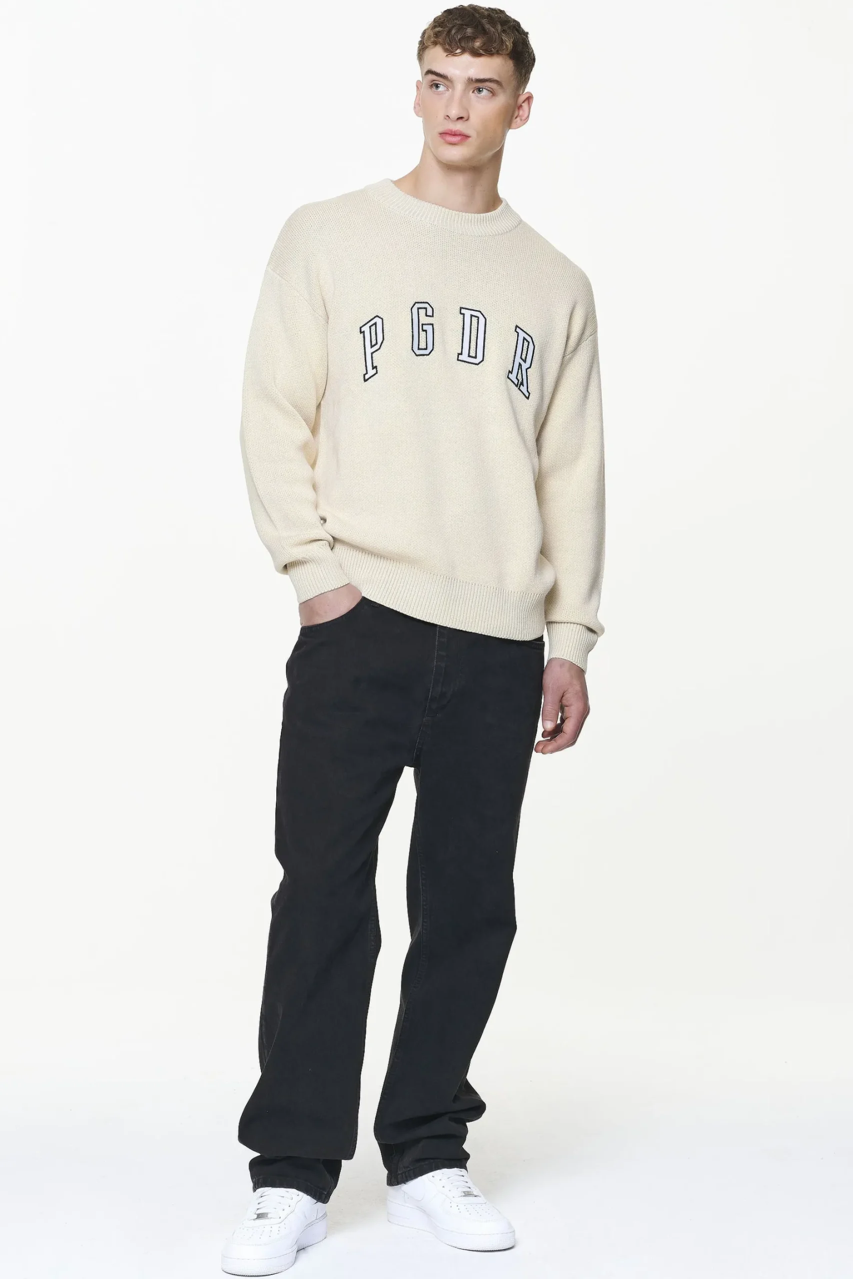 Pegador Sweaters|Knitwear|Spear Knit Sweater Kingdom Beige