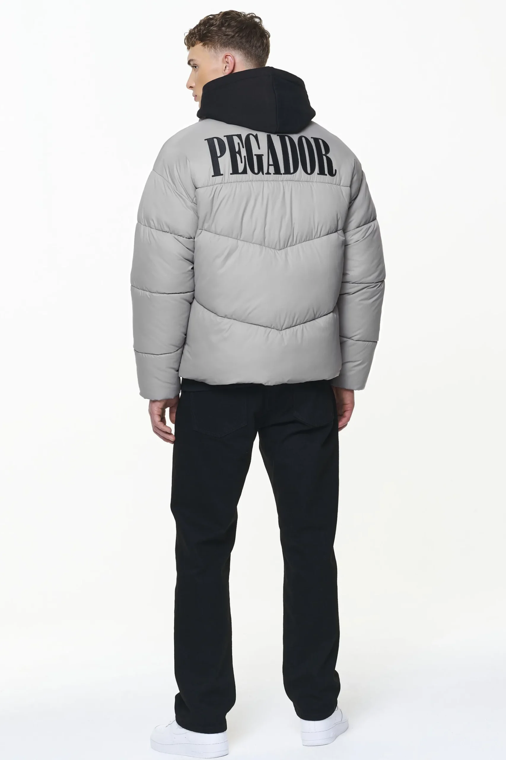 Pegador Jackets|Spiller Puffer Jacket Rock Grey