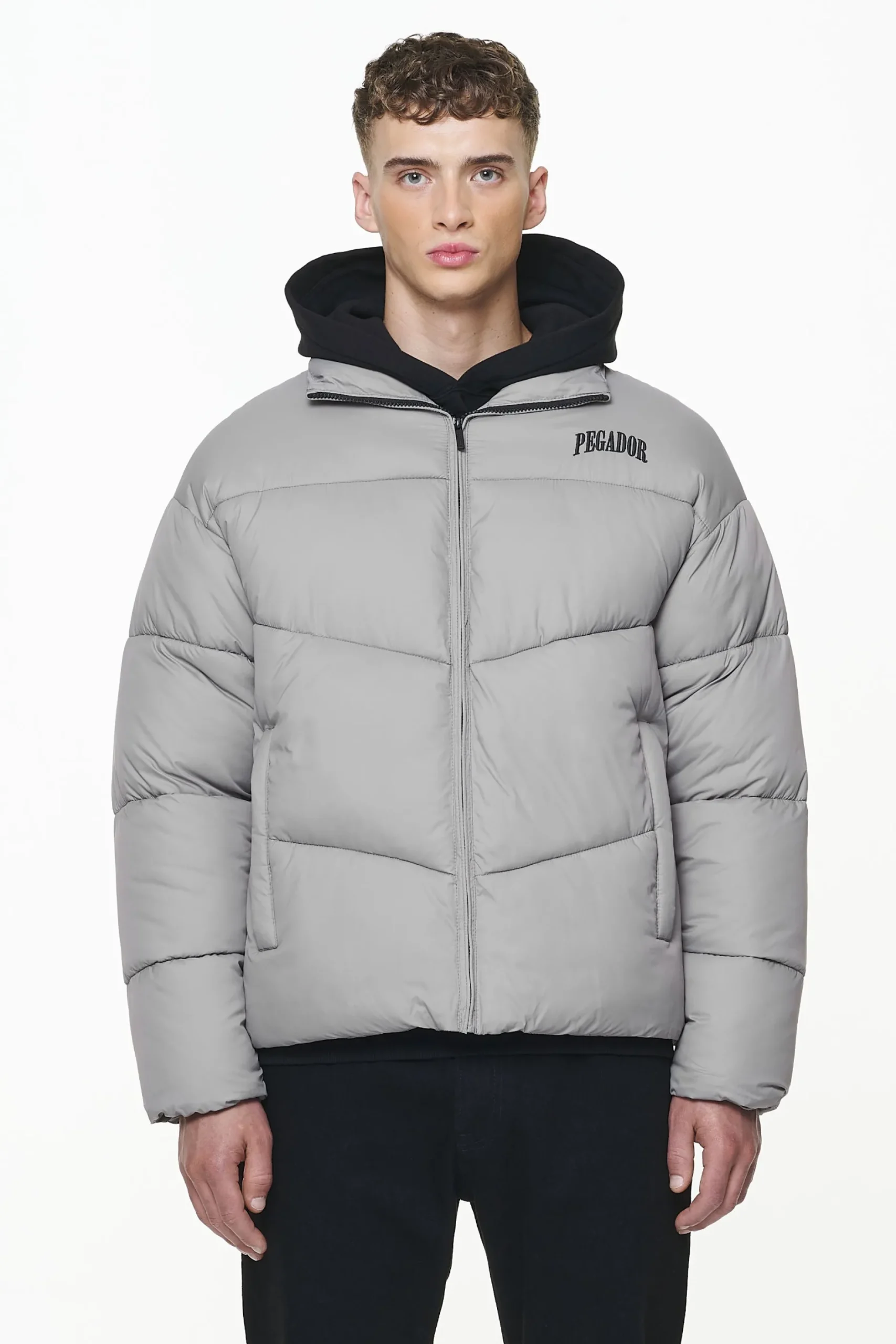 Pegador Jackets|Spiller Puffer Jacket Rock Grey