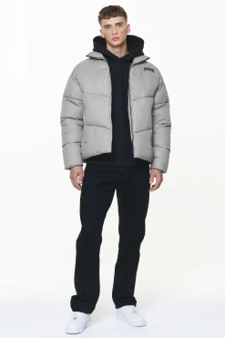 Pegador Jackets|Spiller Puffer Jacket Rock Grey