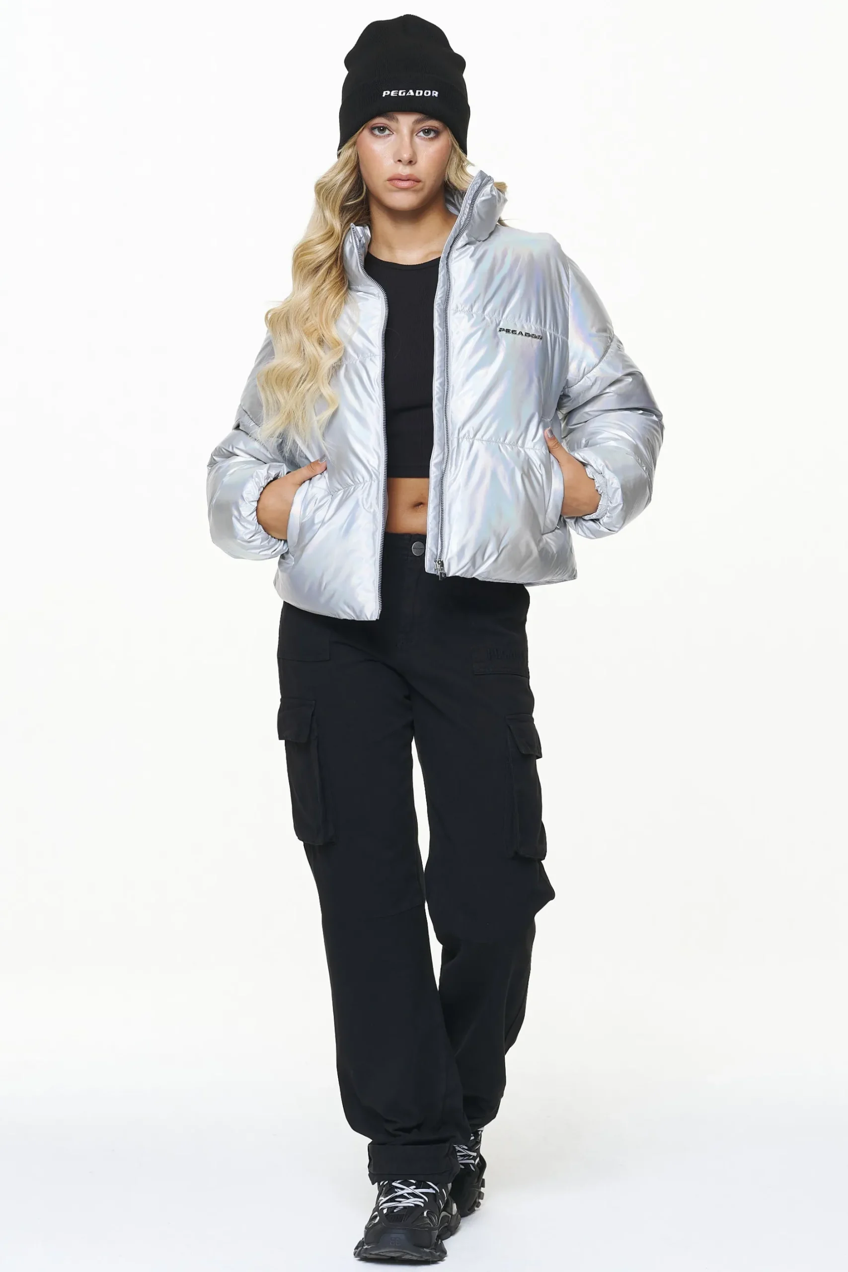 Pegador Jackets|Sugar Future Puffer Jacket Chrome